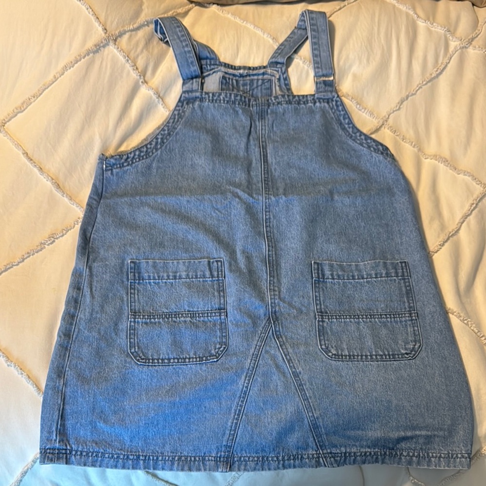 Blue Denim Overall Dress